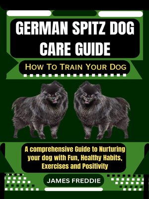 cover image of German Spitz  Dog care guide